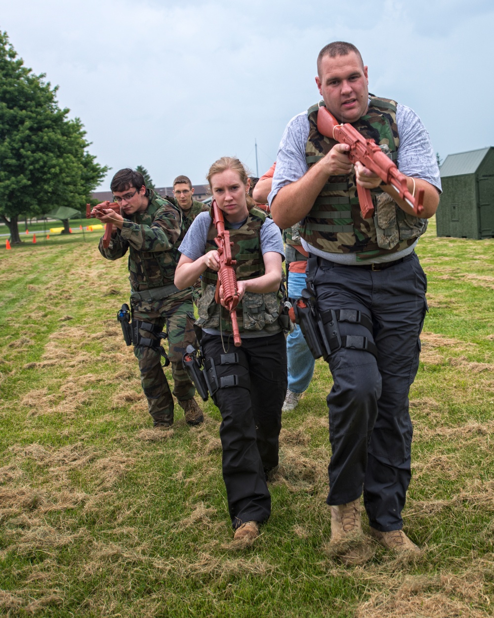 Weapons training