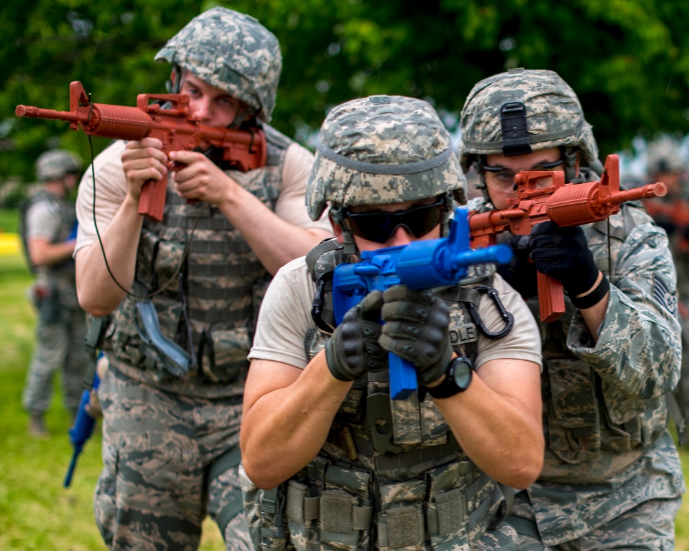 Weapons training