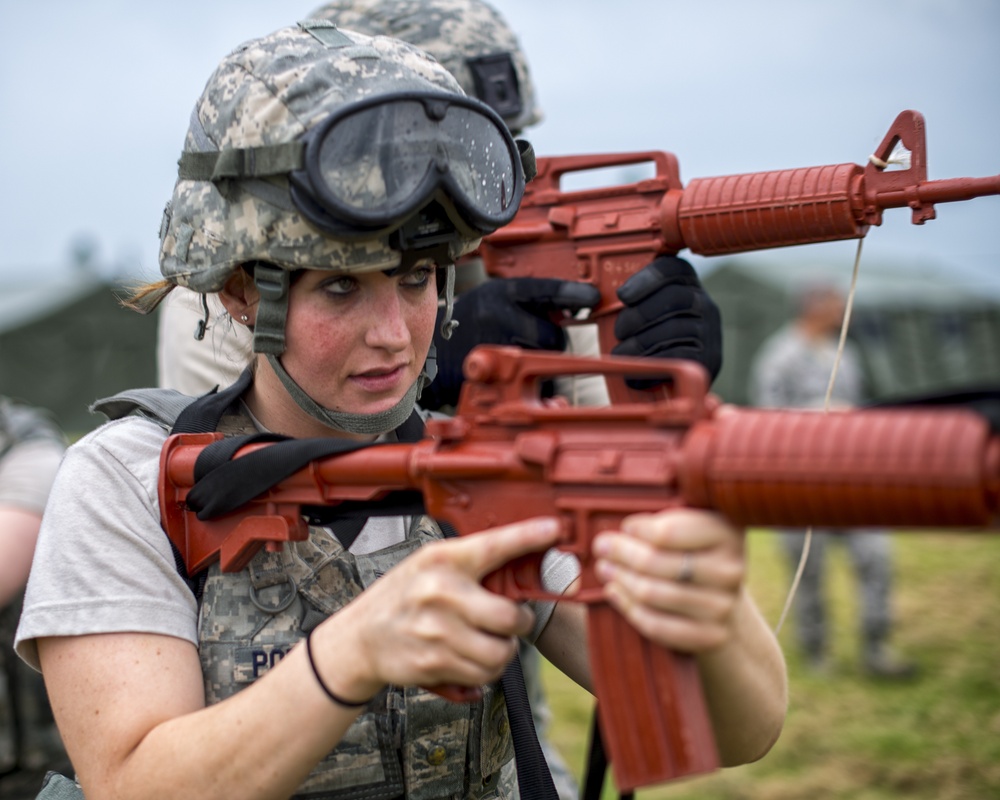 Weapons training