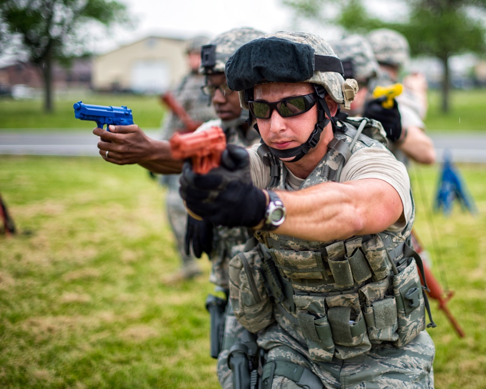 Weapons training
