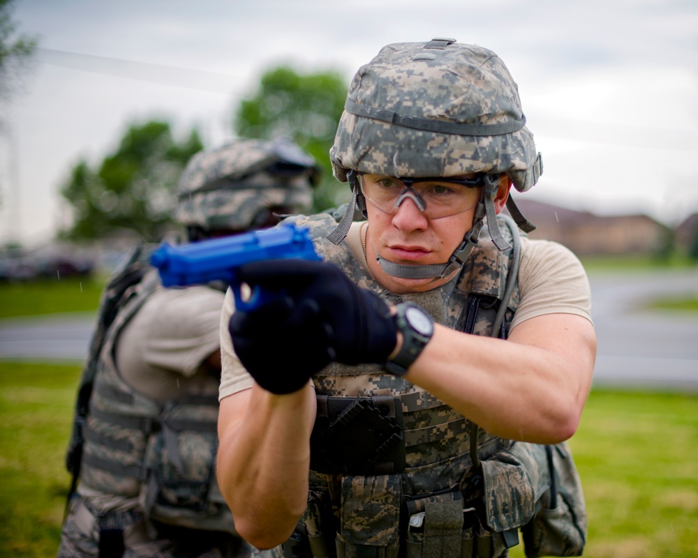 Weapons training