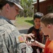 III Corps Soldier teaches kids land navigation