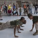 Junior Jarheads report to MAG-16 hangar for morning fun