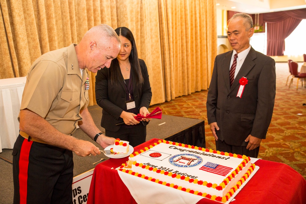 Marine Corps bids farewell to Okinawa retirees