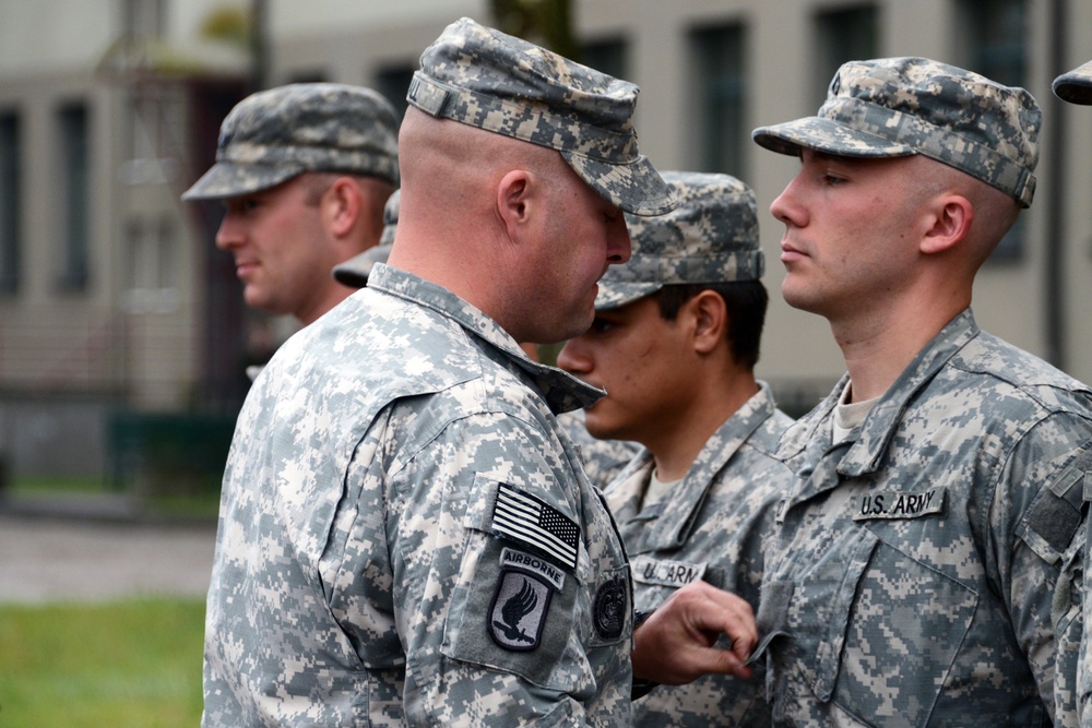 173rd Airborne promotes paratroopers