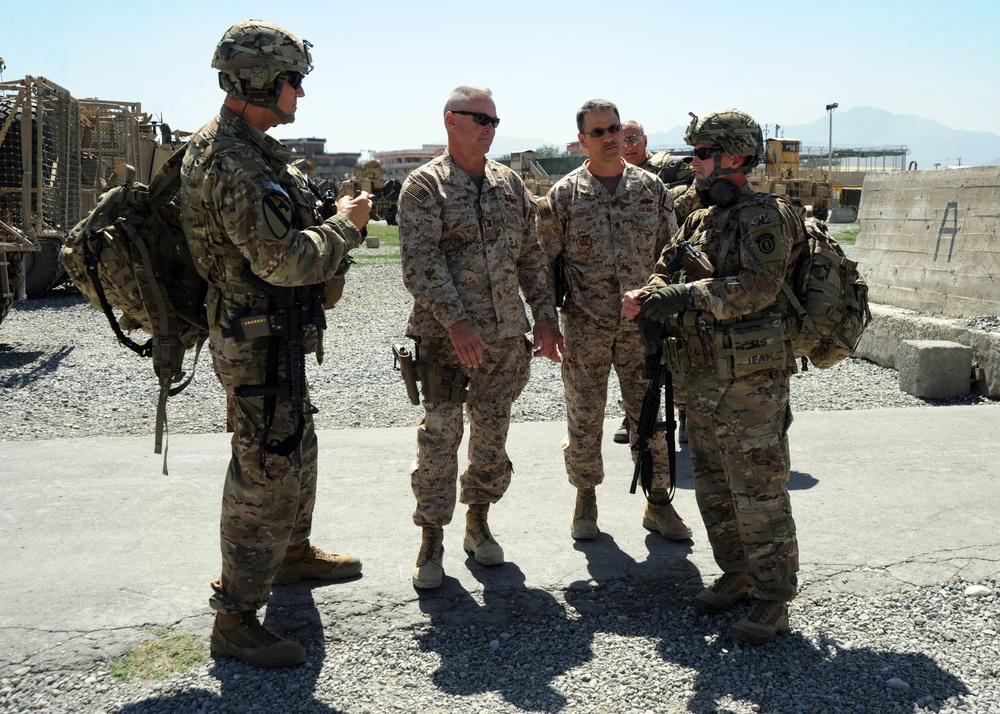 2nd Engineer Brigade commander visits NMCB 25 at Camp Phoenix