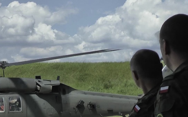 US Army Europe aviators arrive in Poland