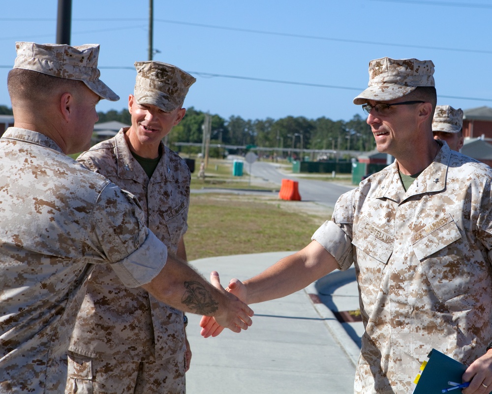 Brig. Gen. Castellvi Visit to SOI-East