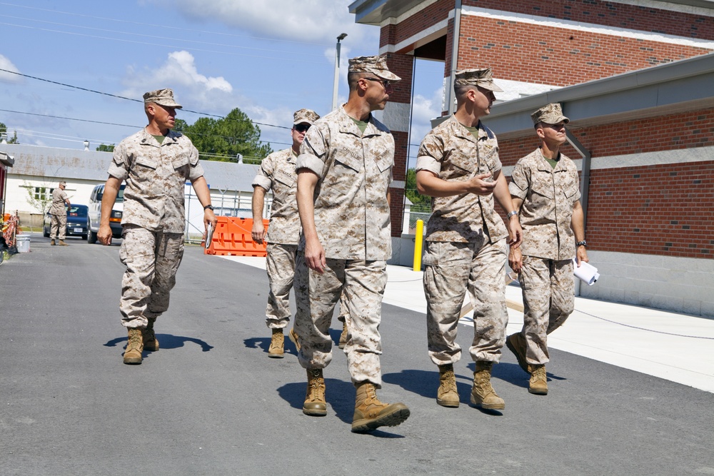 Brig. Gen. Castellvi Visit to SOI-East