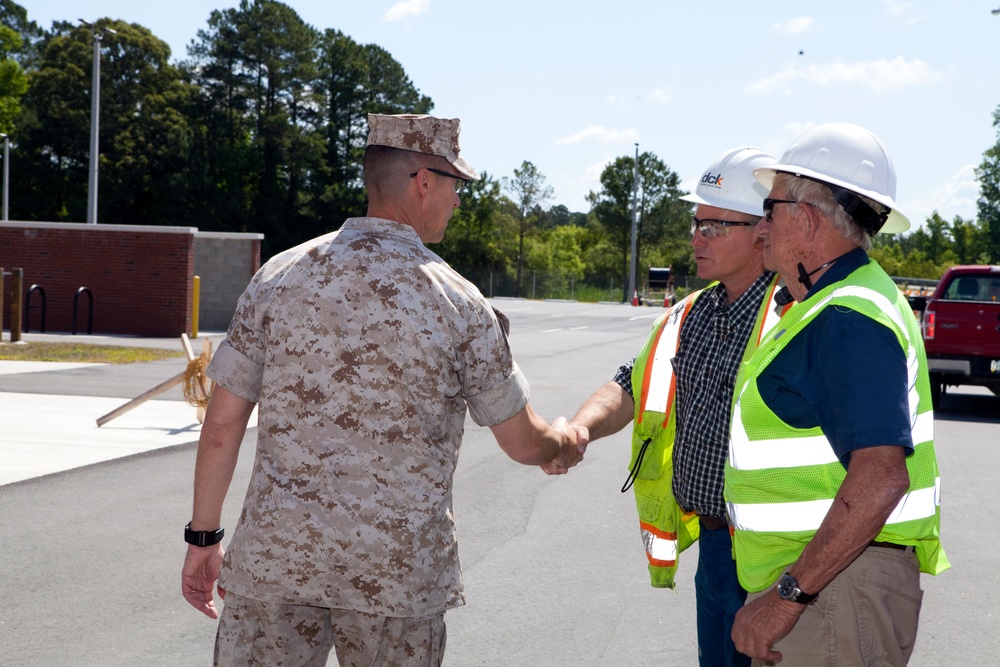 Brig. Gen. Castellvi Visit to SOI-East