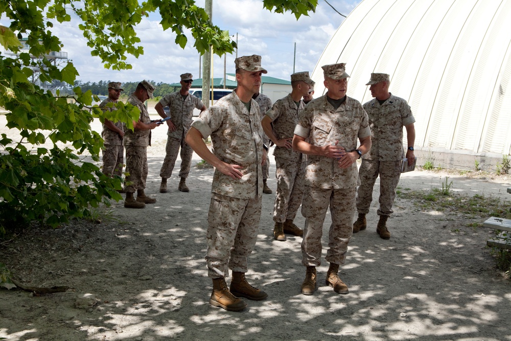 Brig. Gen. Castellvi visit to SOI-East