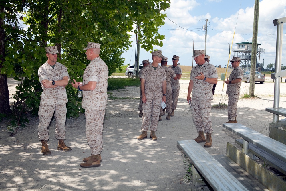 Brig. Gen. Castellvi visit to SOI-East