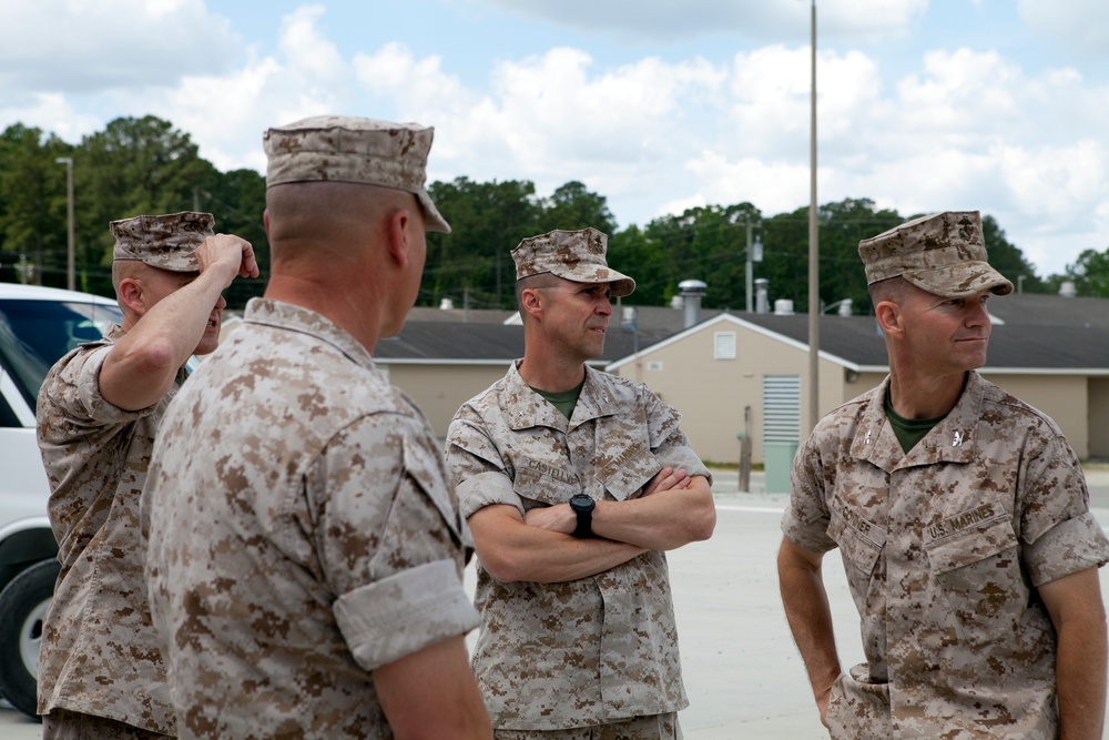 Brig. Gen. Castellvi visit to SOI-East