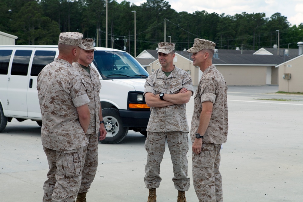 Brig. Gen. Castellvi visit to SOI-East