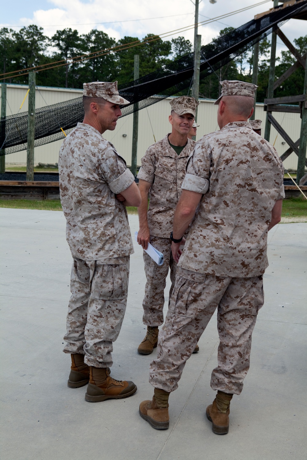 Brig. Gen. Castellvi visit to SOI-East