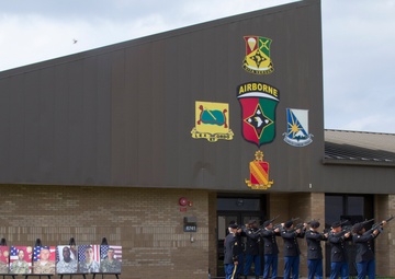 101st Sustainment Brigade Brick Laying Memorial Ceremony