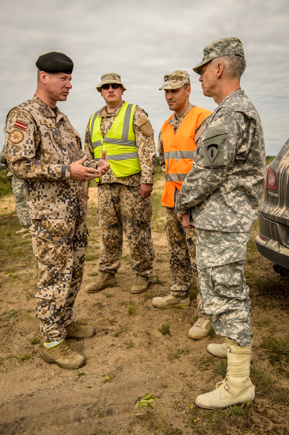 US Army Europe Commander Lt. Gen. Donald M. Campbell Jr. visit