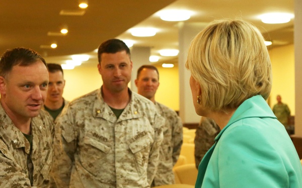 Albanian MOD meets Agile Spirit 14 staff