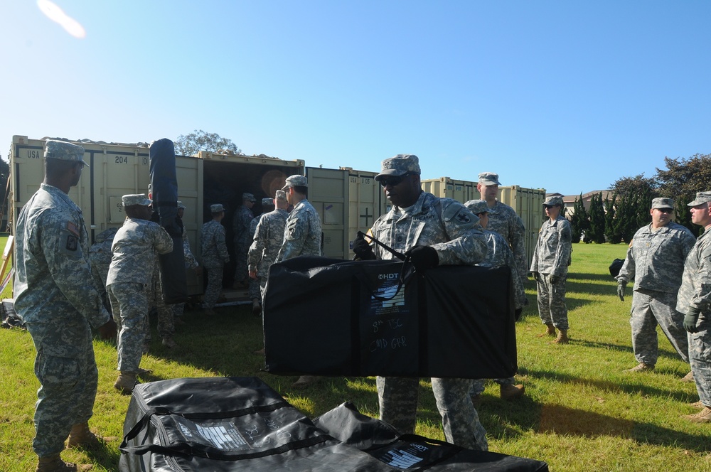 8th TSC troops prepare for Pacific Theater Humanitarian Assistance Survey Team mission, demonstrate expeditionary capability