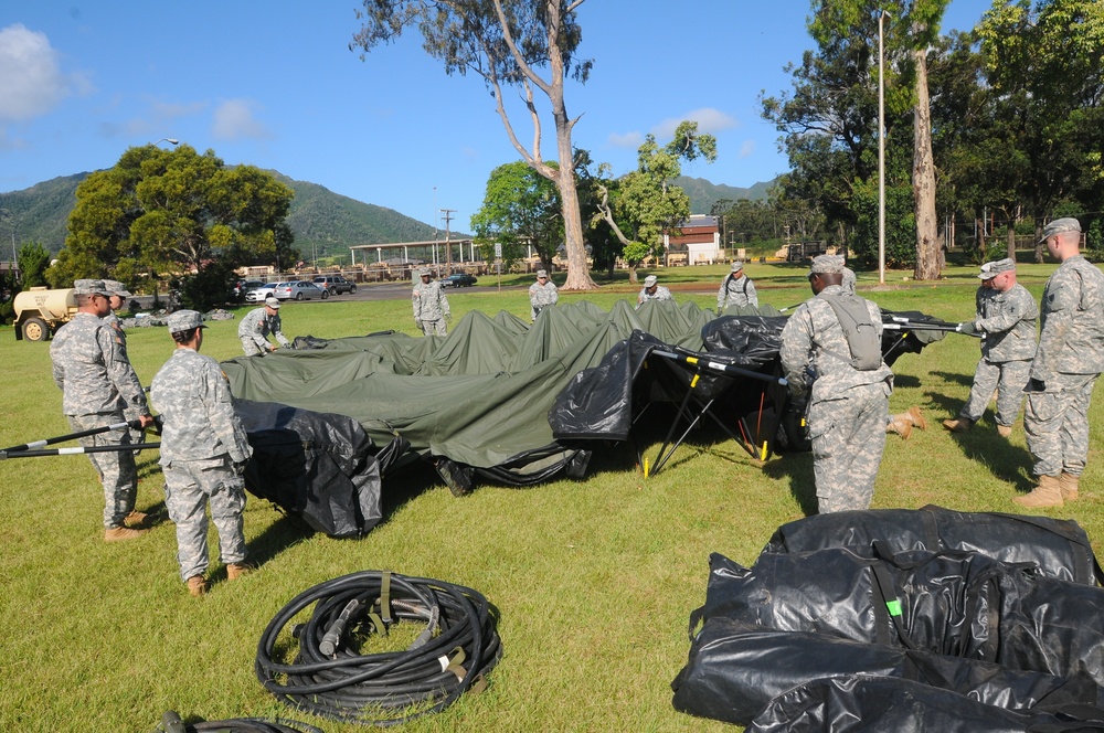 8th TSC troops prepare for Pacific Theater Humanitarian Assistance Survey Team mission, demonstrate expeditionary capability