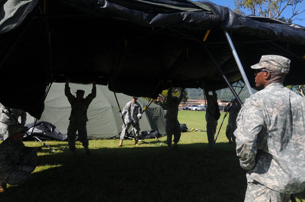 8th TSC troops prepare for Pacific Theater Humanitarian Assistance Survey Team mission, demonstrate expeditionary capability
