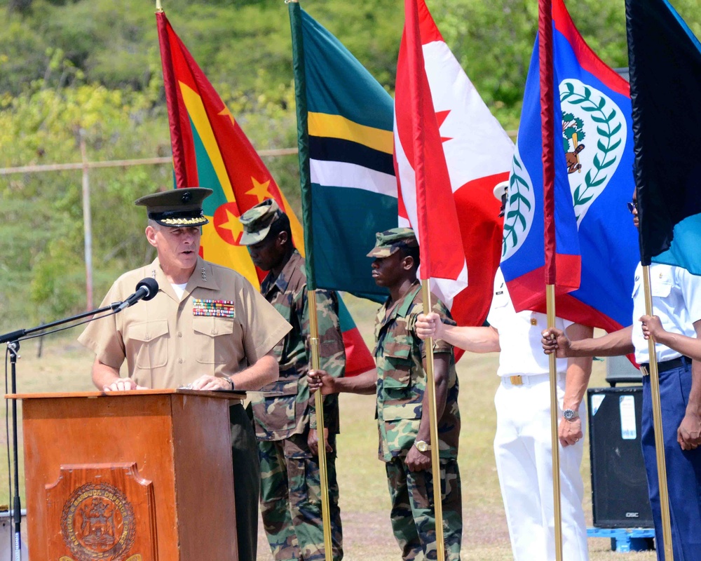 Gen. Kelly gives address at Tradewinds closing ceremony