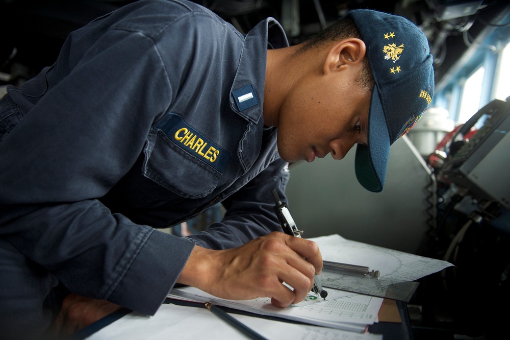 USS John S. McCain bridge operations