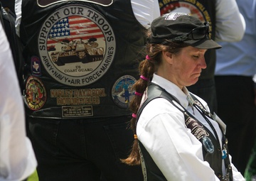 Valor walk, community honor First Team Medal of Honor trooper
