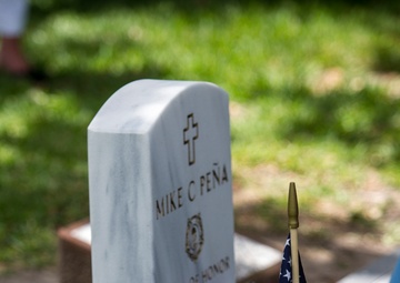 Valor walk, community honor First Team Medal of Honor trooper