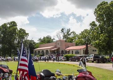 Valor walk, community honor First Team Medal of Honor Trooper