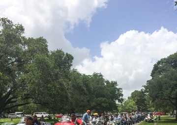 Valor walk, community honor First Team Medal of Honor trooper