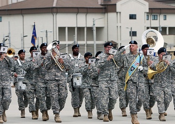 Staffs held high to honor change of responsibility and command in 2CAB