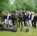 Paratroopers visit Lithuanian school