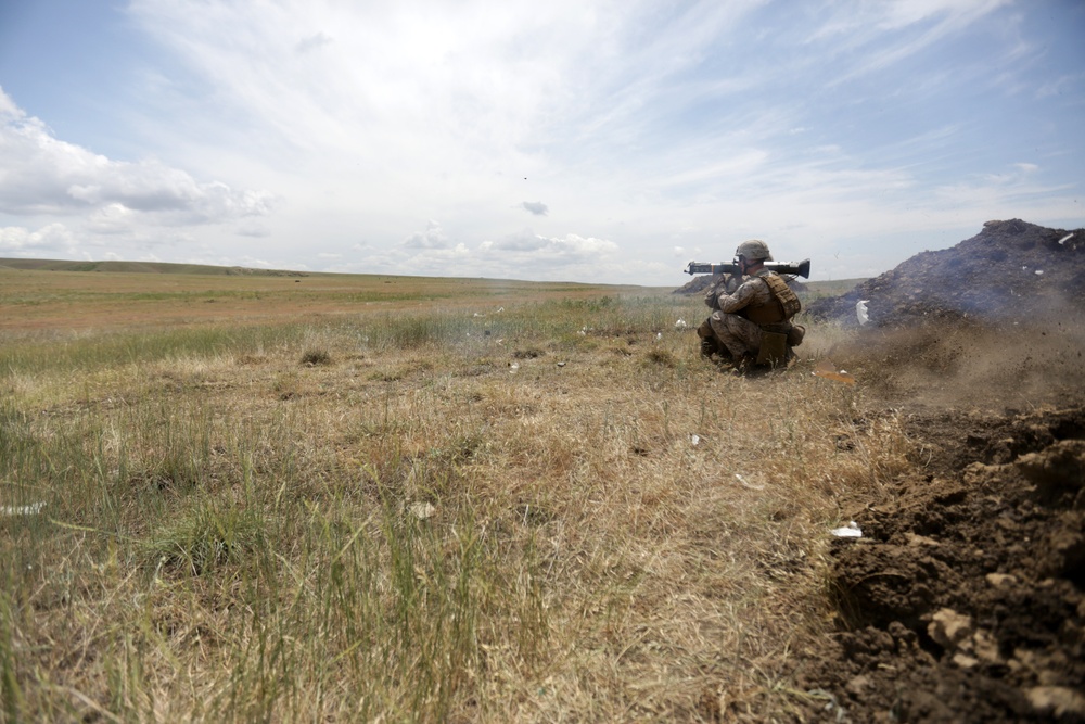 Marines and sailors, Georgians conclude live-fire portion of Agile Spirit