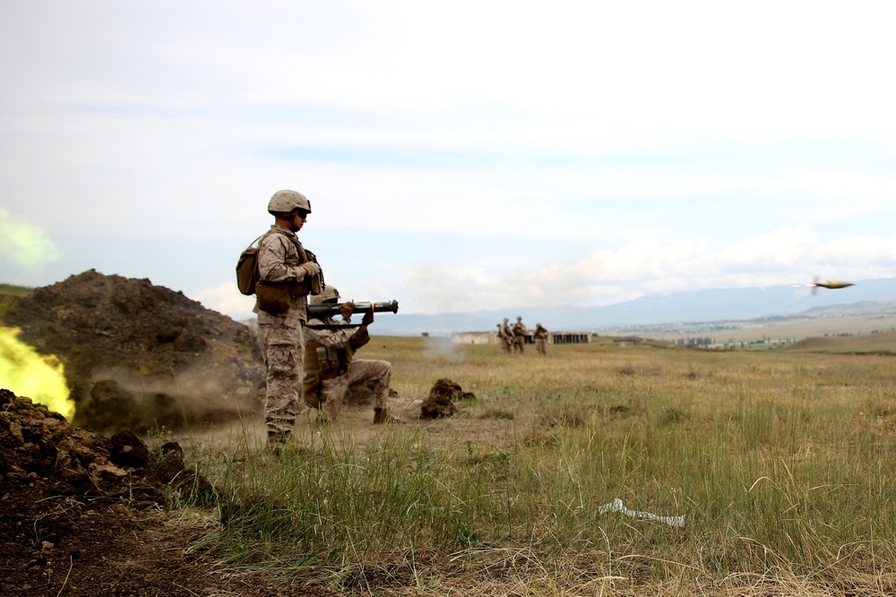 Marines and sailors, Georgians conclude live-fire portion of Agile Spirit