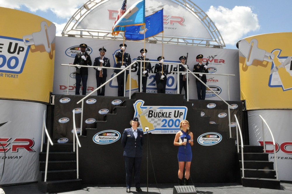 Delaware National Guard participates in NASCAR pre-race activities at Dover’s Monster Mile
