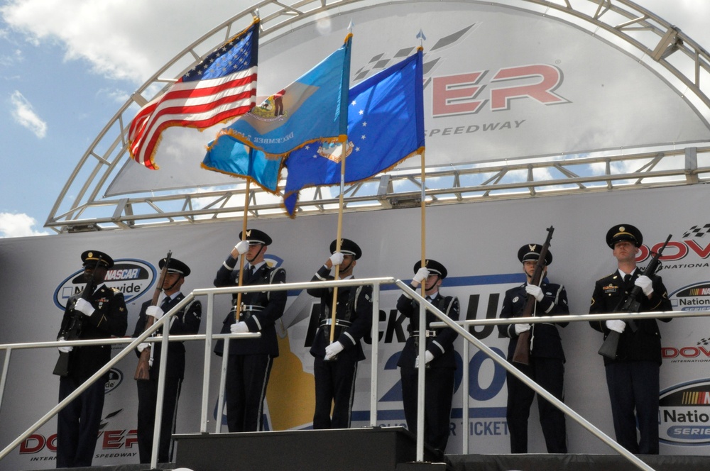 Delaware National Guard participates in NASCAR pre-race activities at Dover’s Monster Mile