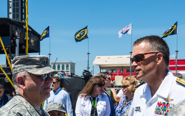 Delaware National Guard participates in NASCAR pre-race activities at Dover’s Monster Mile