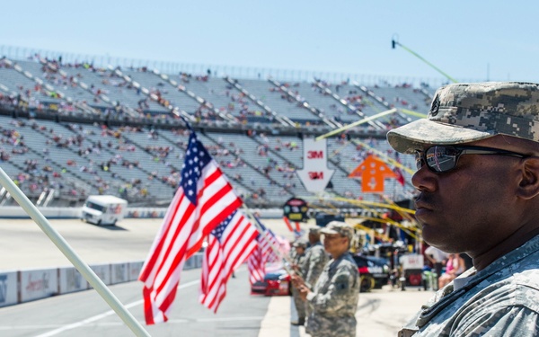 Delaware National Guard participates in NASCAR pre-race activities at Dover’s Monster Mile