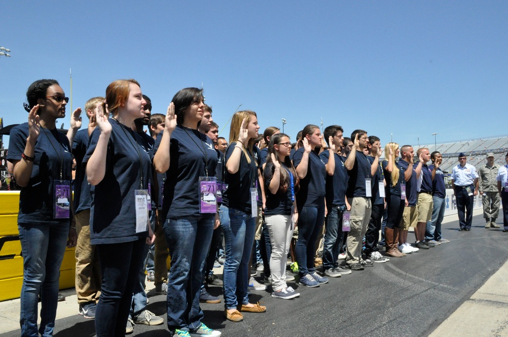 Delaware National Guard participates in NASCAR pre-race activities at Dover’s Monster Mile