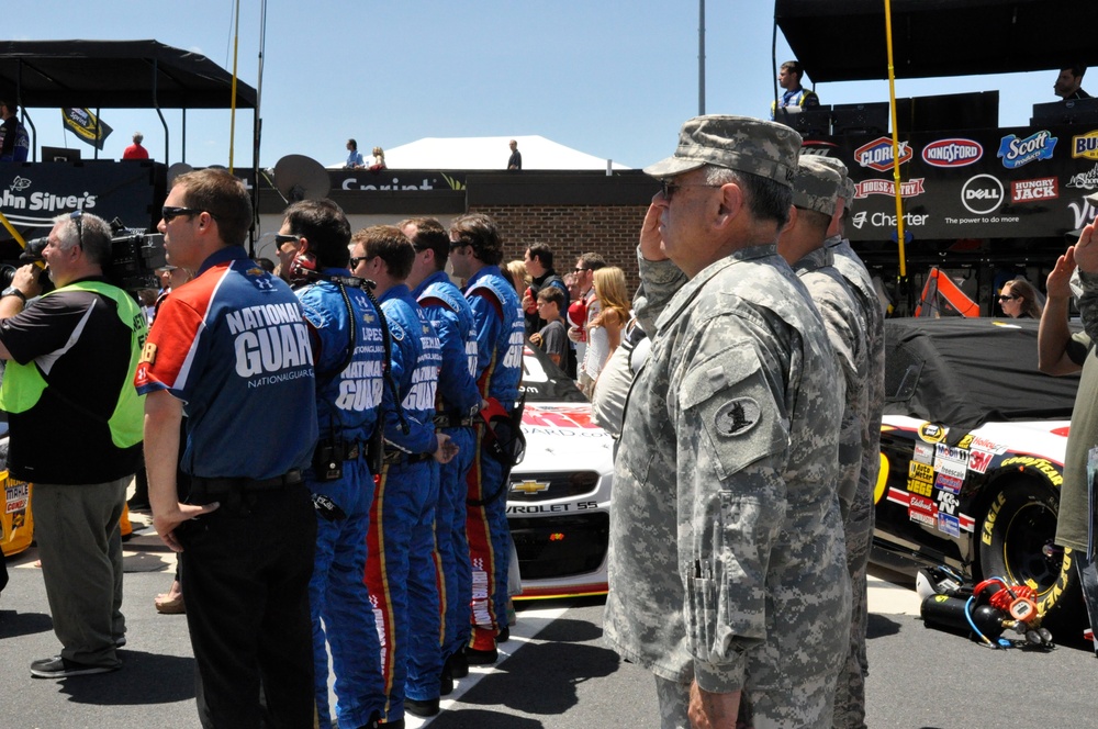 Delaware National Guard participates in NASCAR pre-race activities at Dover’s Monster Mile