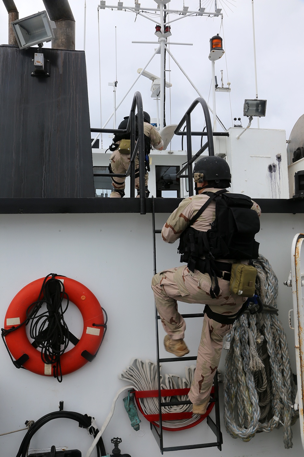 USS San Diego conducts maritime interdiction operations (MIO)