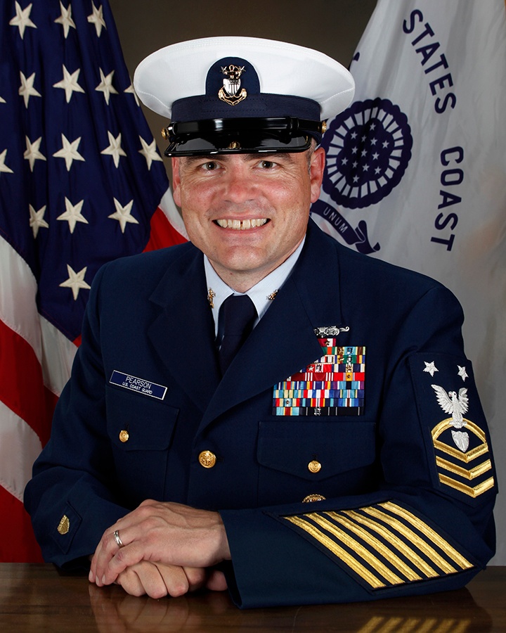 Command Master Chief Mark Pearson, Coast Guard 5th District command master chief