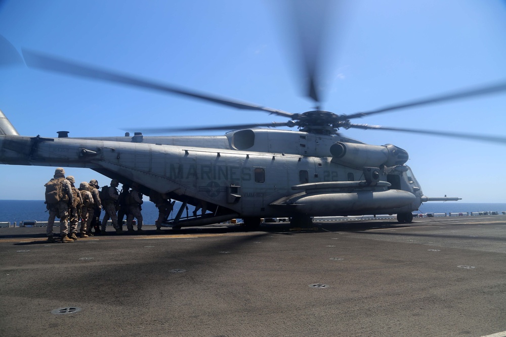 USS Makin Island Flight Deck Operations