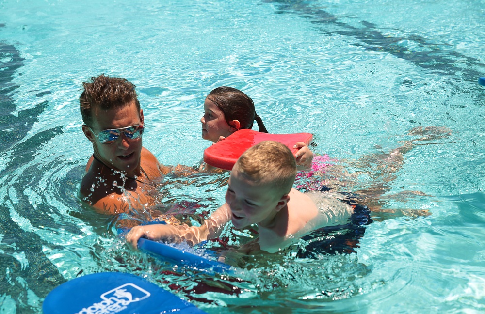 Base facilities give opportunities for fun under sun