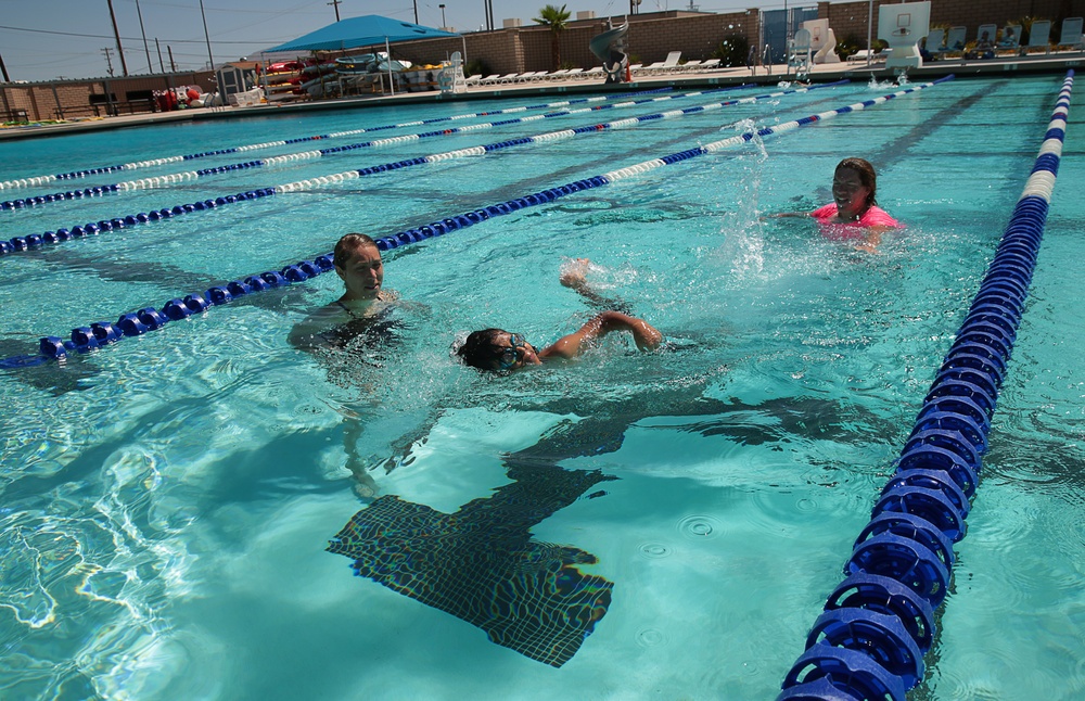 Base facilities give opportunities for fun under sun