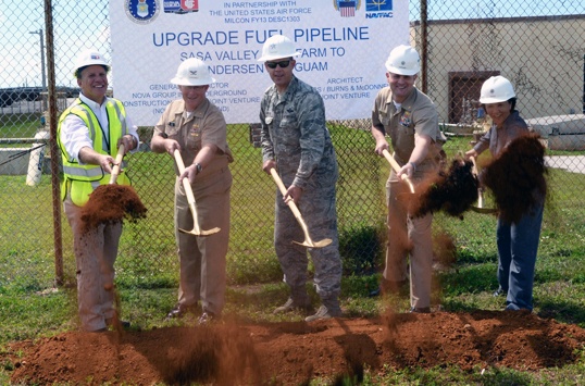 DLA Energy Pacific breaks ground on Guam pipeline