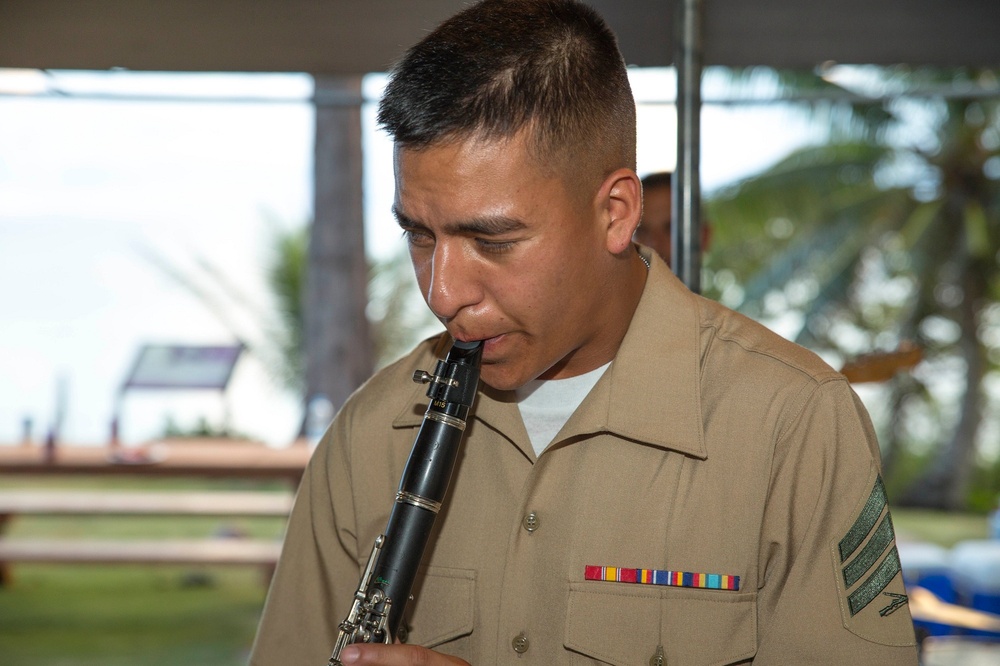 III MEF Band kicks off Tinian, Saipan remembrance festivities