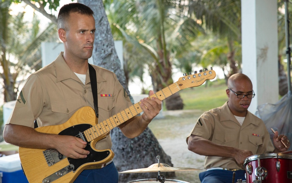 III MEF Band kicks off Tinian, Saipan remembrance festivities