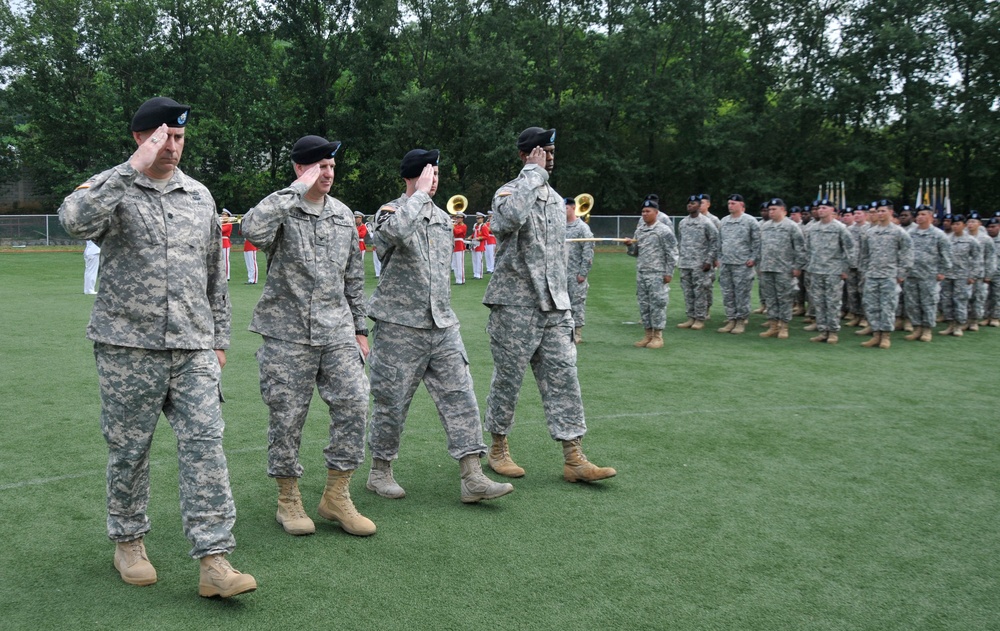 498th CSSB Soldiers say farewell to one of their own